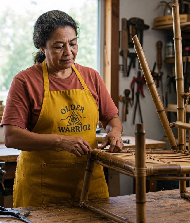 Cane Rattan and Wicker Furniture Repairs - niche work