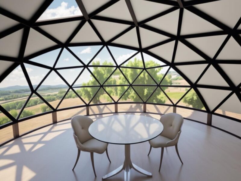 Timber Frame Glamping Domes