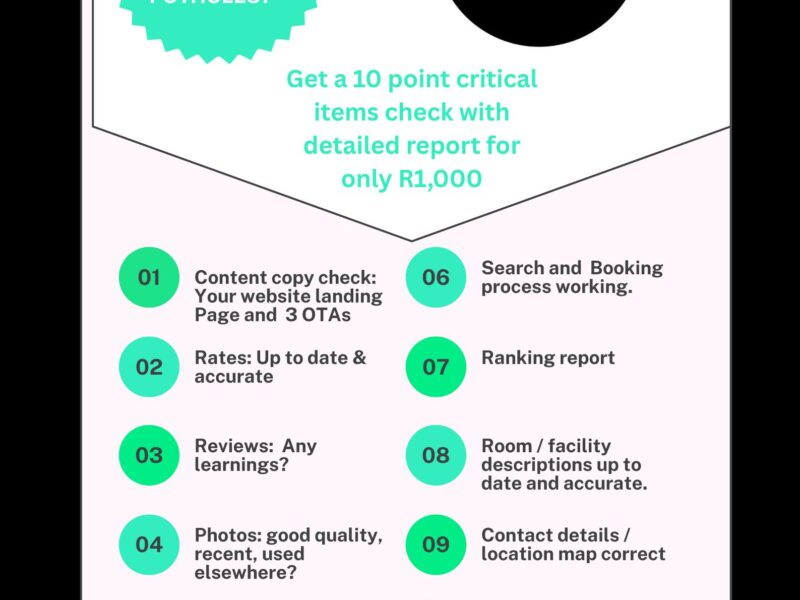 Guesthouse Boutique Hotel Relief Manager Cape Town