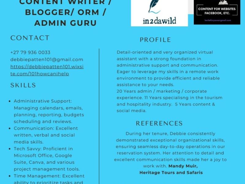 Virtual Assistant / Online Reputation Management